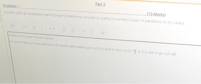 plz answer this Part 2 Question 1 (10 Marks)