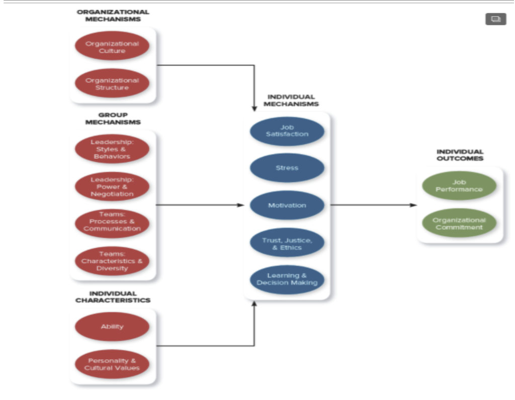 Organization Behavior Question Pick one input