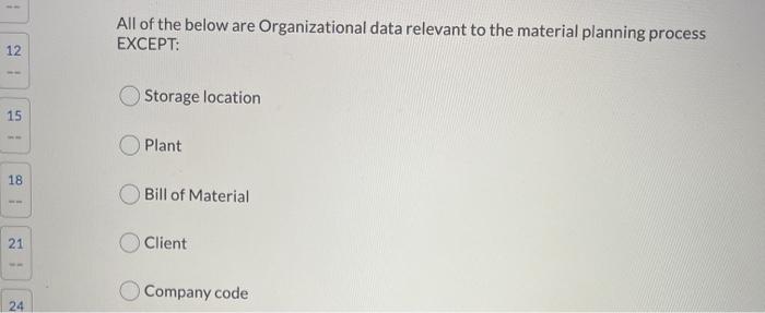 Almost all processes use material or make them