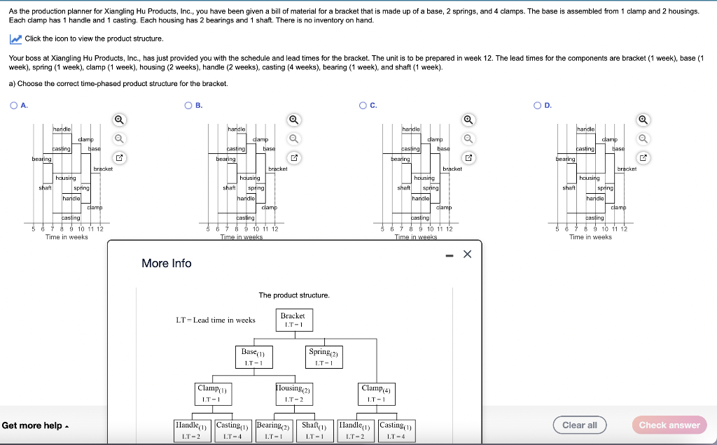Each clamp has 1 handle and 1 casting. Each