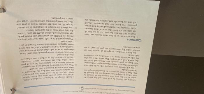 The ANALYTICS EXERCISE: INVENTORY MANAGEMENT AT