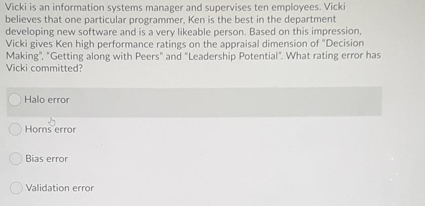 Vicki is an information systems manager and