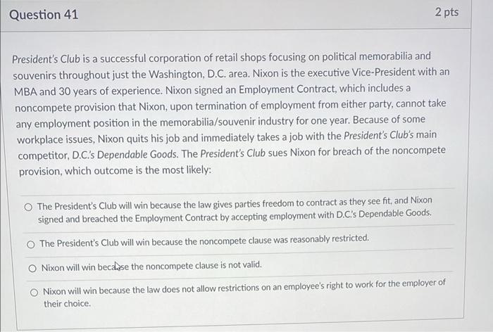 Question 40 2 pts Multiple Answer Options: Select