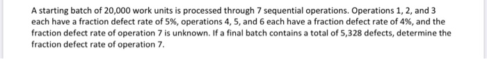 A starting batch of 20,000 work units is