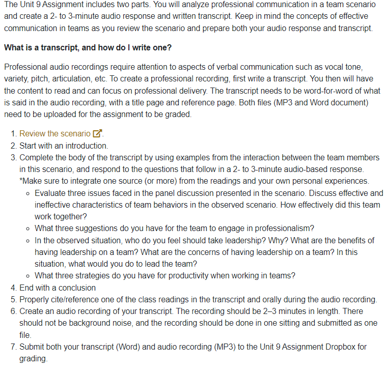 Link for the scenario: