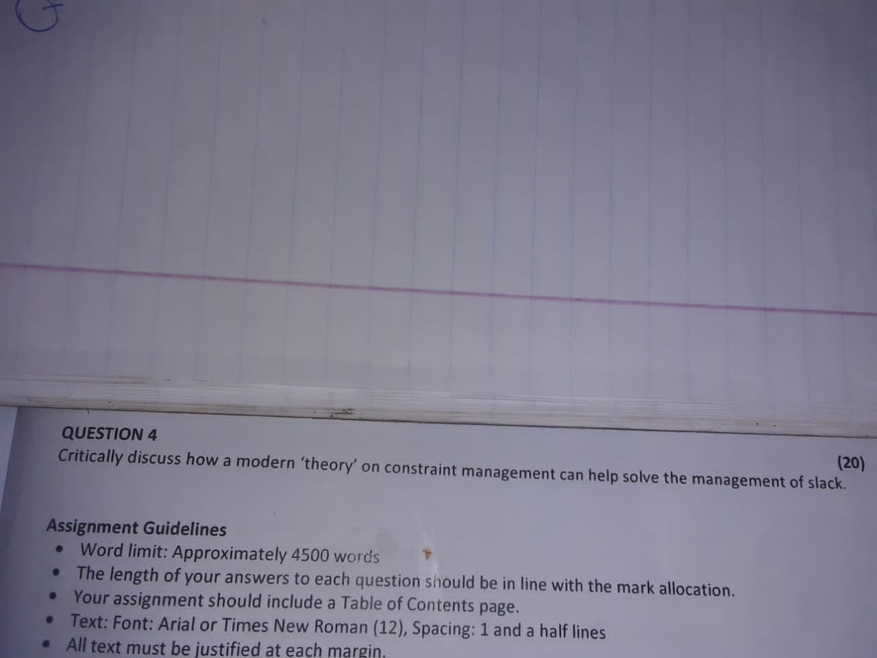 Critically discuss how a modern theory on