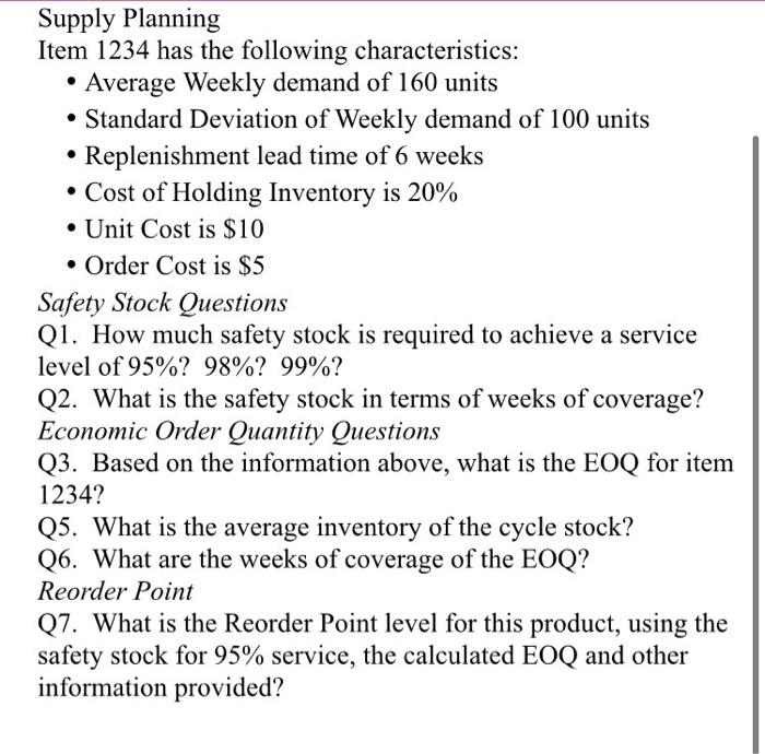 please solve using excel please solve with excel