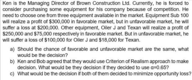 Ken is the Managing Director of Brown