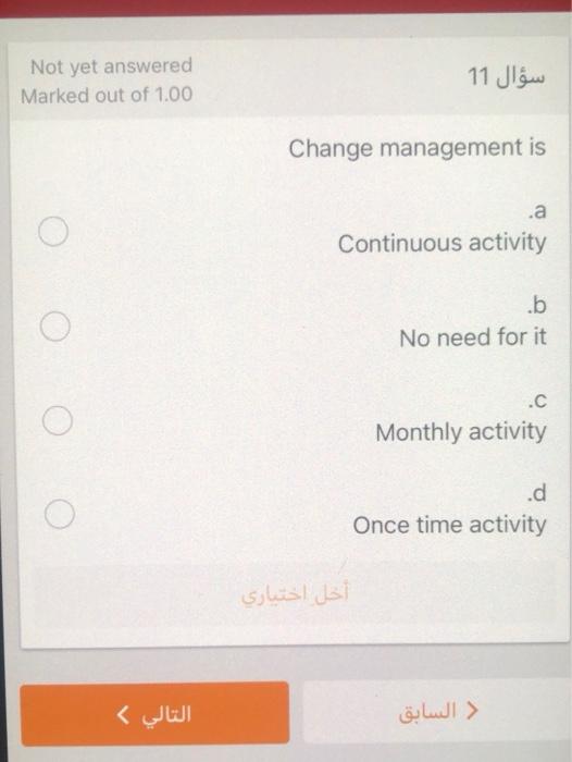 Not yet answered Marked out of 1.00 10 Employees