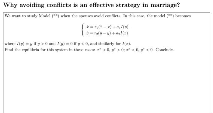 Why avoiding conflicts is an effective strategy
