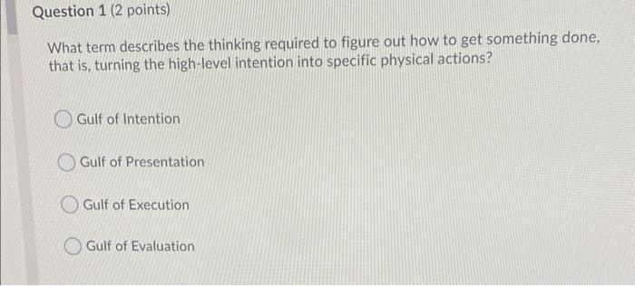 What term describes the thinking required to