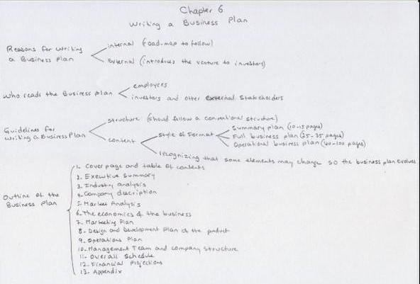 Writing a mini Business Plan You have an idea and