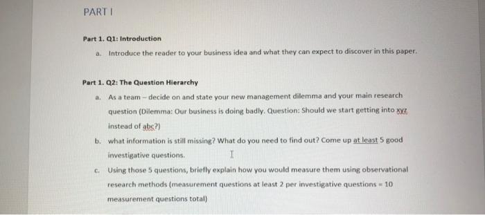 Develop a scenario as a research process for