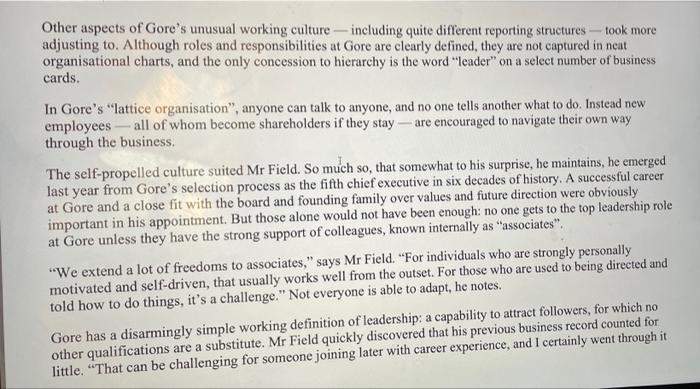 WL Gore: the company others try and fail to