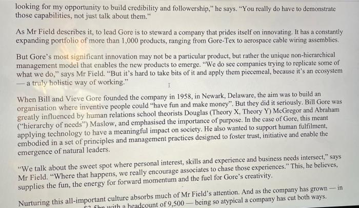 WL Gore: the company others try and fail to