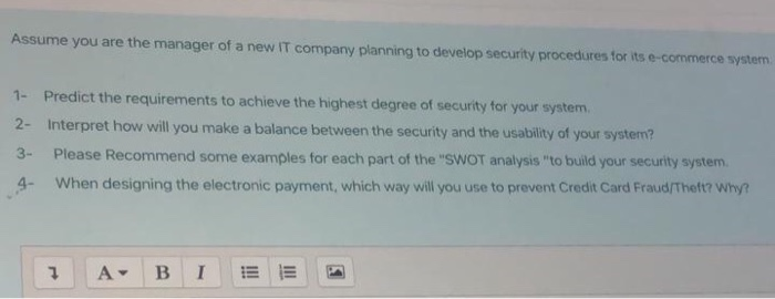 answer this asap please Assume you are the