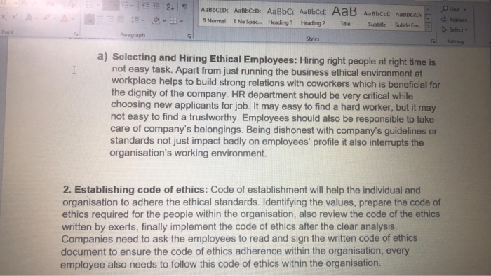 can you please write introduction for ethical