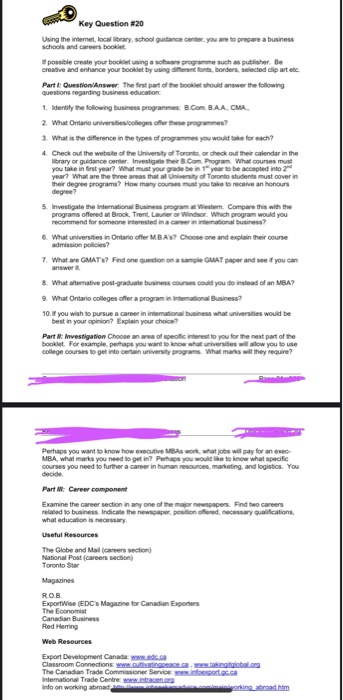 Key Question 120 Using the internet, local