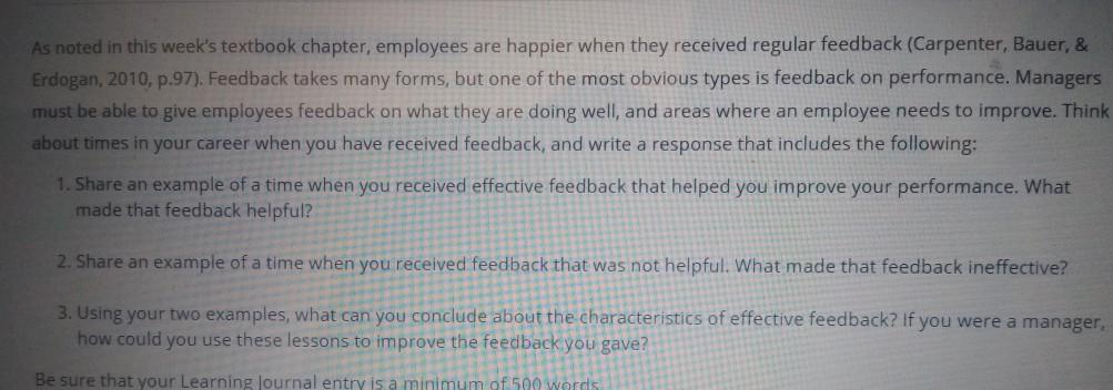 As noted in this week's textbook chapter,