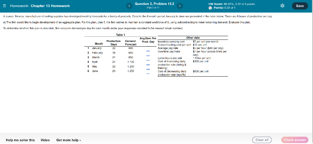 E Homework: Chapter 13 Homework Question 2,