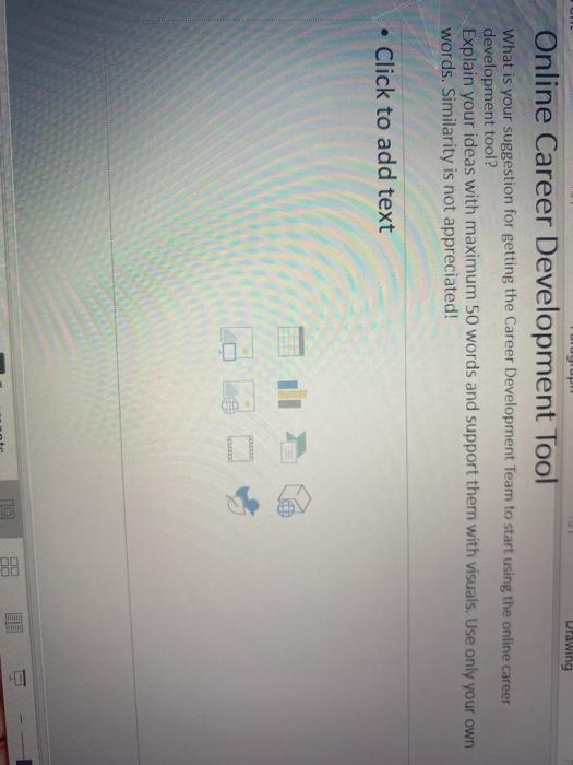Drawing Online Career Development Tool What is