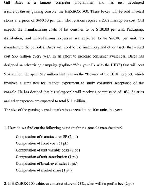 Gill Bates is a famous computer programmer, and