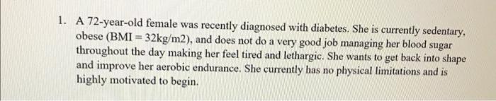 Based on this case, program 3 specific exercises,