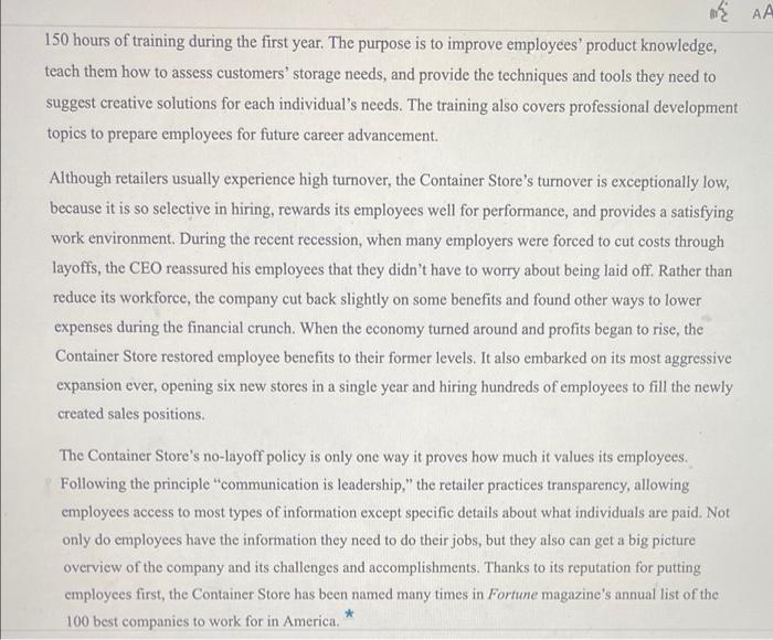 Please explain and support your answer. Question