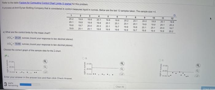 PLEASE ANSWER QUESTION B Refer to the table