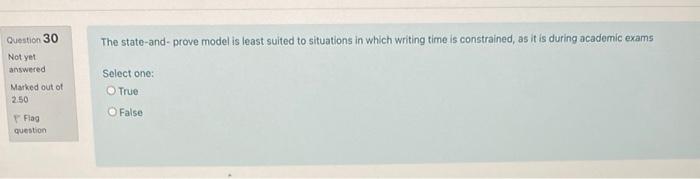 Question 29 In the case method, the burden, the