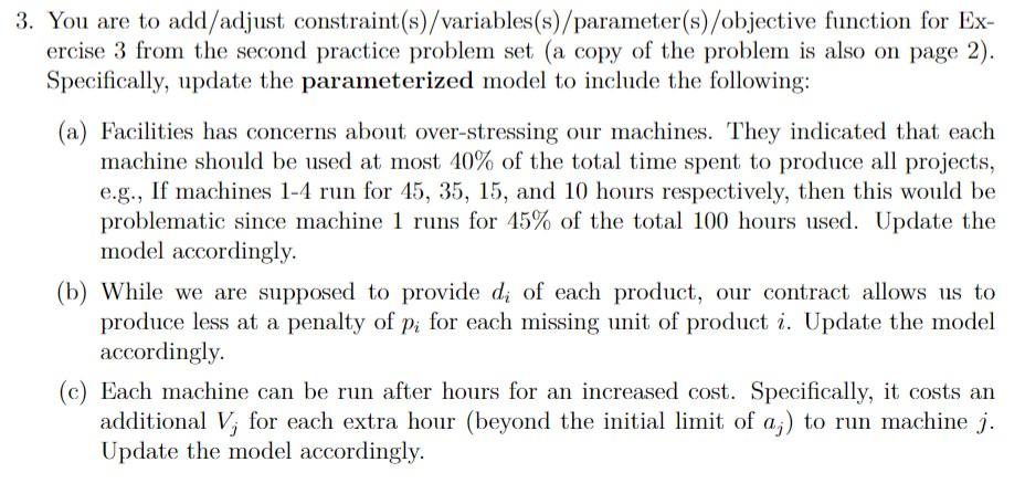 3. You are to add/adjust