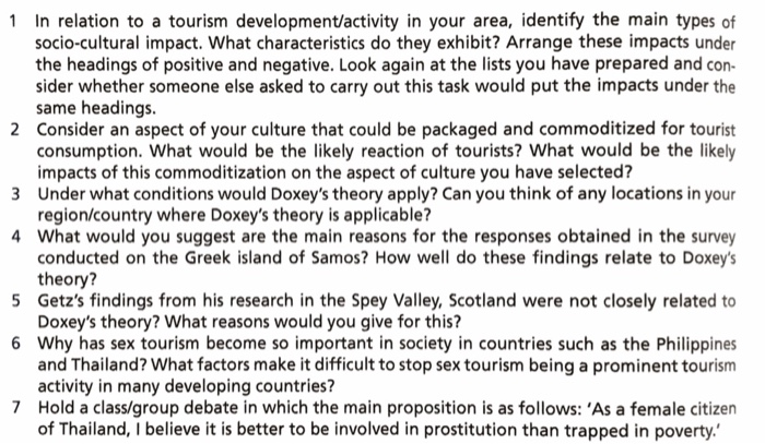 1 In relation to a tourism development activity