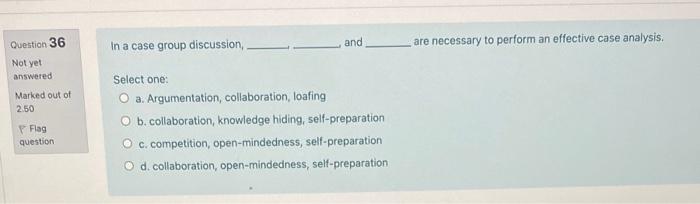 Question 29 In the case method, the burden, the