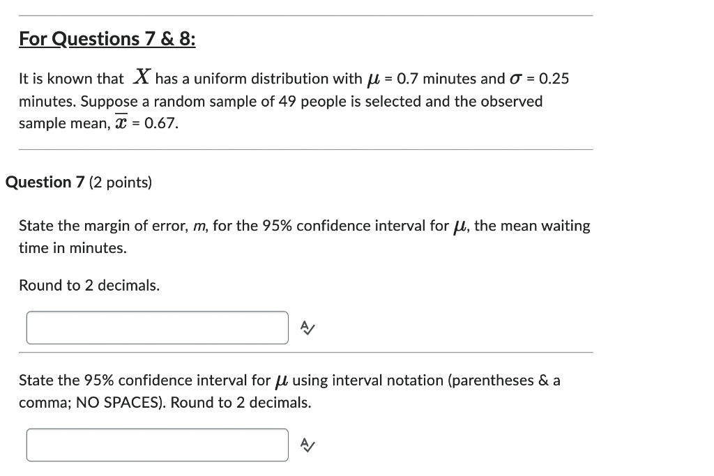 It is known that X has a uniform distribution