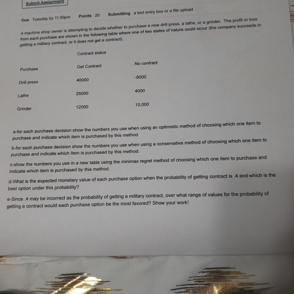 I need help with this assignment Submit