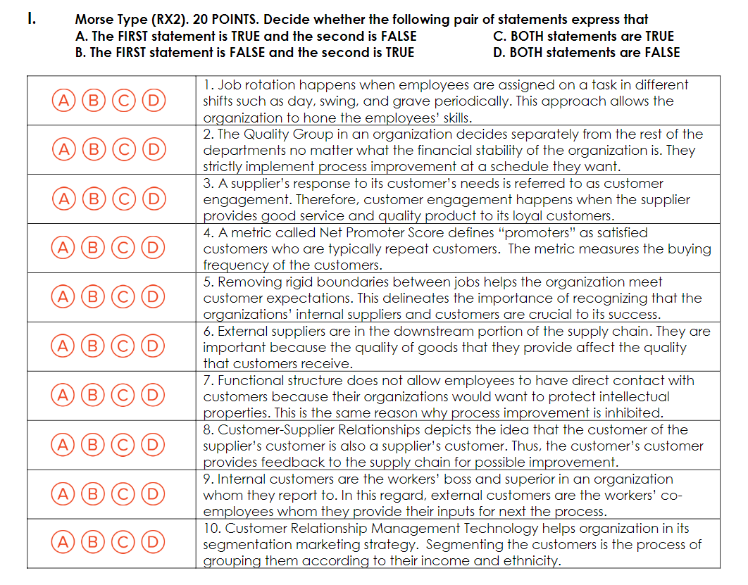 So for the part I: Read and comprehend the