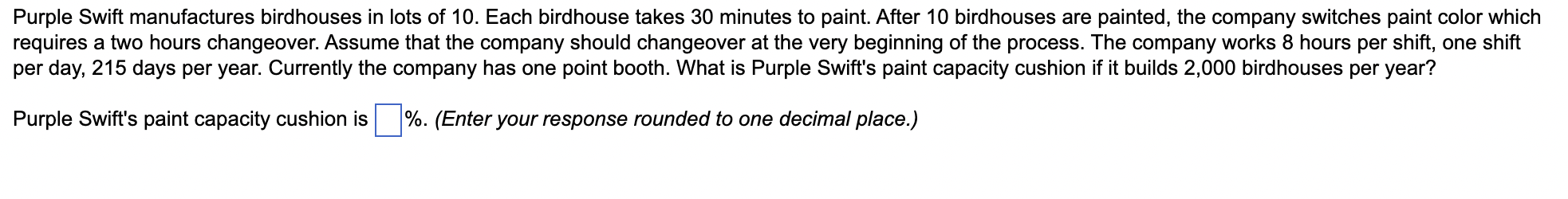 Purple Swift manufactures birdhouses in lots of