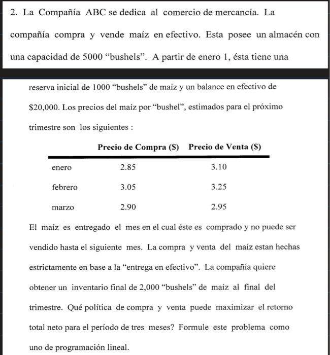 abc company is dedicated to the trade of