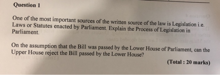 400-500 words Question 1 One of the most