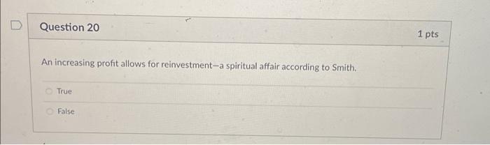 Question 21 A commodity is something that trades
