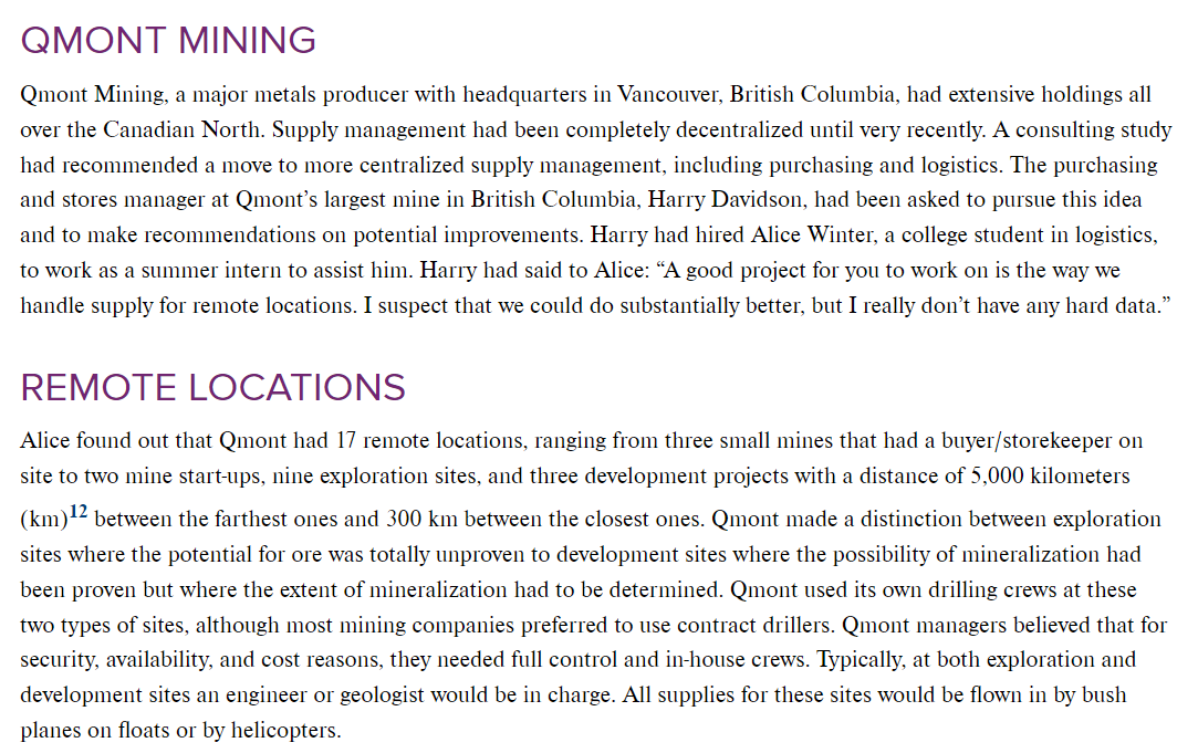 Major facts and Implication ? QMONT MINING Qmont