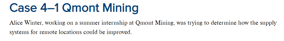 Major facts and Implication ? QMONT MINING Qmont