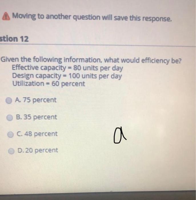 A Moving to another question will save this