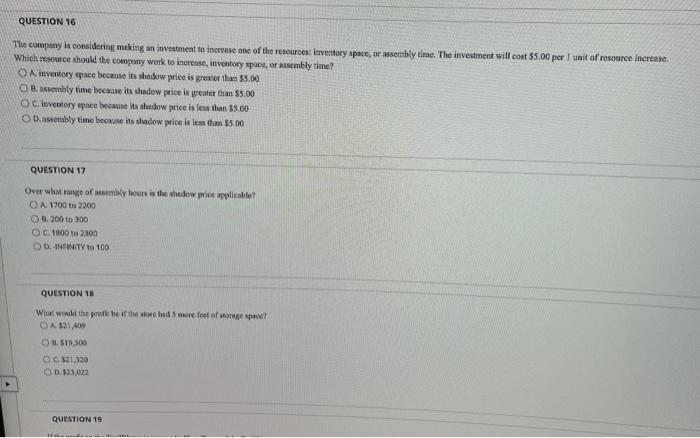 QUESTION 15 Module 2 - Technical as the following