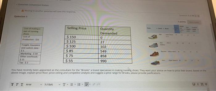marketing Question Completion Status: Moving to