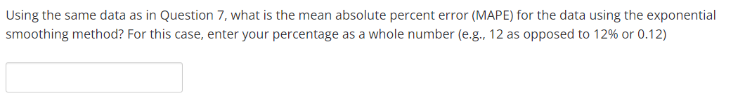 Given the data, what is the average forecast