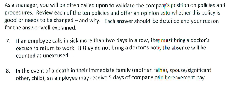 As a manager, you will be often called upon to