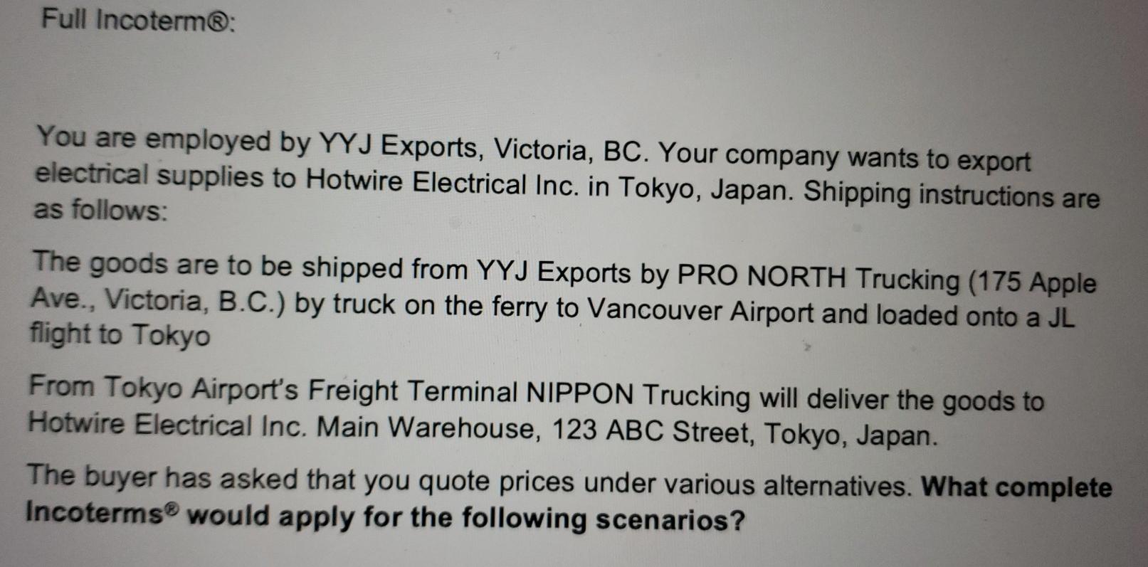 This leaves us with two possible situations: