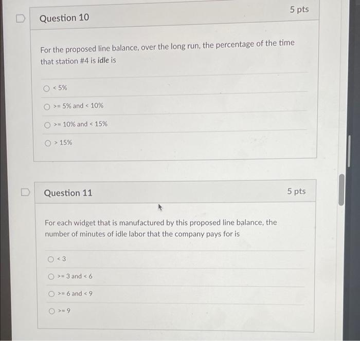 For the next 9 questions consider the following