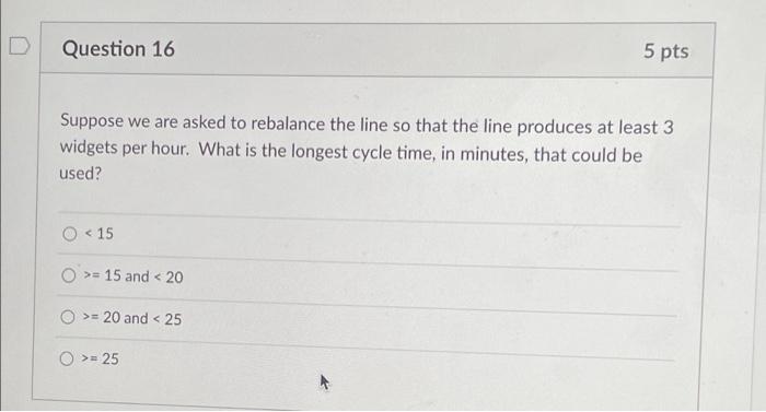 For the next 9 questions consider the following